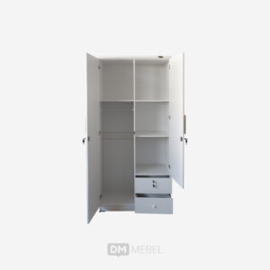 Lemari Pintu 2 LPP 22 LR White - Gambar 3