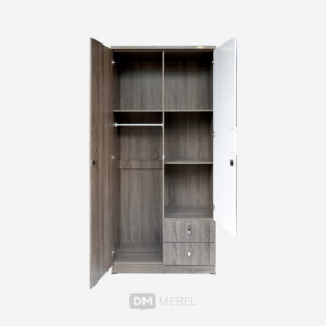Lemari Pintu 2 Romaro LPP 22 LY So Grey - Gambar 3