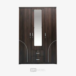 DM MEBEL LEMARI PARTIKLE PINTU 3 CAPELLA WDD 322 TEAK DARK BROWN PRB_web satuan_ (1)