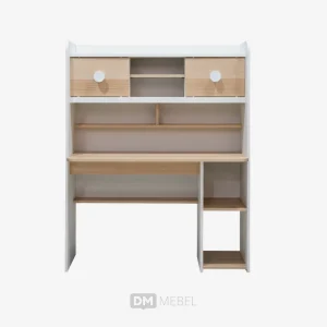 DM MEBEL MEJA BELAJAR CHICCO DKK80 WHITE SM-PRO OAK PRB_web satuan_ (1)