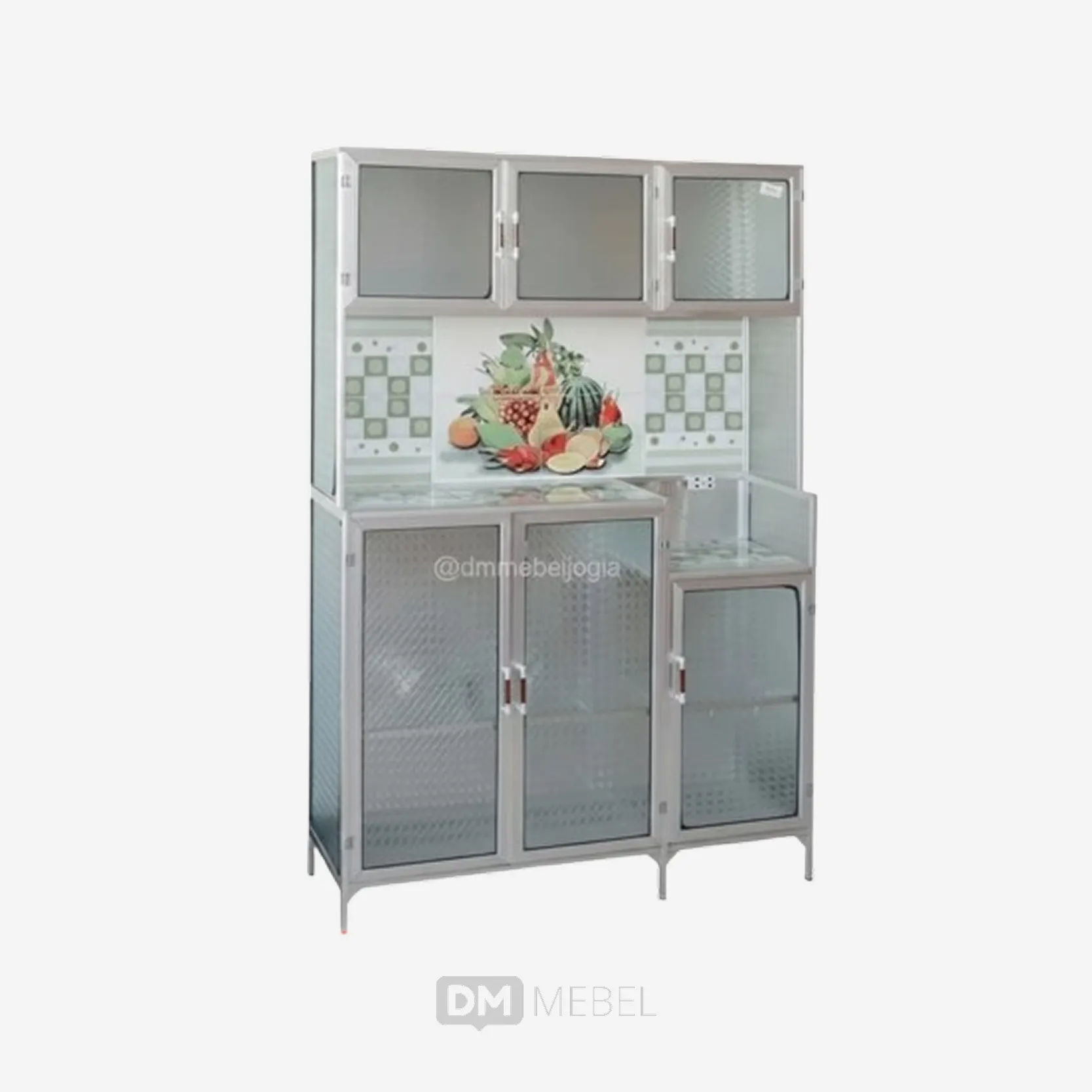 Rak Piring 3 Pintu Minimalis - Biasa